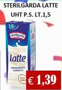 Supermercato Azzurro Sterilgarda latte uht p.s. offerta