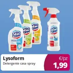 Acqua & Sapone Lysoform Detergente casa spray offerta