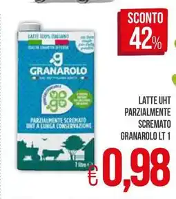 PrestoFresco Latte uht parzialmente scremato GRANAROLO offerta