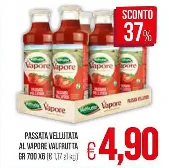 PrestoFresco Passata vellutata al vapore VALFRUTTA offerta