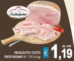 PrestoFresco Prosciutto cotto freschissimo offerta