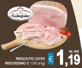 PrestoFresco Prosciutto cotto freschissimo offerta