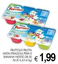 PrestoFresco Fruttolo frutta mista/fragola pera e banana NESTLE offerta