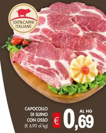 PrestoFresco Capocollo di suino con osso offerta