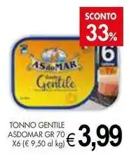 PrestoFresco Tonno gentile ASDOMAR offerta