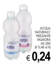 PrestoFresco Acqua naturale/ frizzante VALMORA offerta