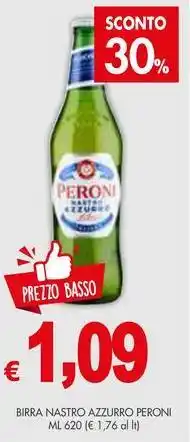 PrestoFresco Birra nastro azzurro PERONI offerta