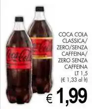 PrestoFresco Coca cola classica/ zero/senza caffeina/ zero senza CAFFEINA offerta