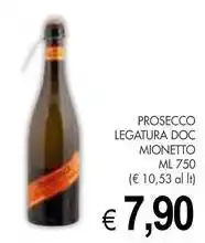 PrestoFresco Prosecco legatura doc MIONETTO offerta