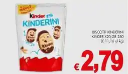 PrestoFresco Biscotti kinderini KINDER X20 offerta