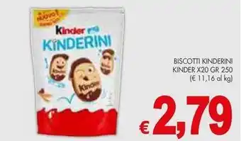 PrestoFresco Biscotti kinderini KINDER X20 offerta