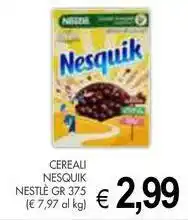 PrestoFresco Cereali nesquik NESTLÉ offerta