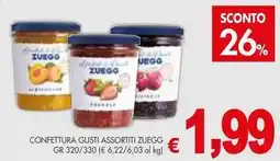 PrestoFresco Confettura gusti assortiti ZUEGG offerta