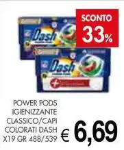 PrestoFresco Power pods igienizzante classico/capi colorati DASH X19 offerta