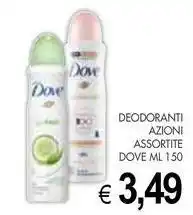 PrestoFresco Deodoranti azioni assortite DOVE offerta