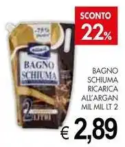 PrestoFresco Bagno schiuma ricarica all'argan MIL MIL offerta