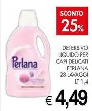 PrestoFresco Detersivo liquido per capi delicati PERLANA offerta