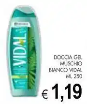 PrestoFresco Doccia gel muschio bianco VIDAL offerta