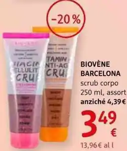 dm drogerie markt Biovène barcelona scrub corpo, assort. offerta