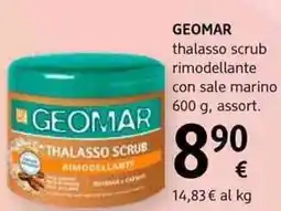 dm drogerie markt Geomar thalasso scrub rimodellante con sale marino assort. offerta