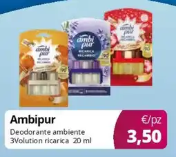 Acqua & Sapone Ambipur Deodorante ambiente 3Volution ricarica offerta