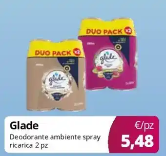 Acqua & Sapone Glade Deodorante ambiente spray ricarica 2 pz offerta