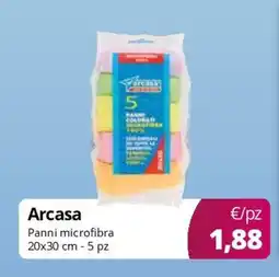 Acqua & Sapone Arcasa Panni microfibra 20x30 cm offerta