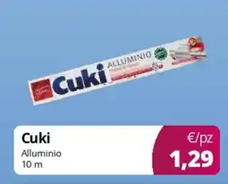 Acqua & Sapone Cuki Alluminio 10 m offerta