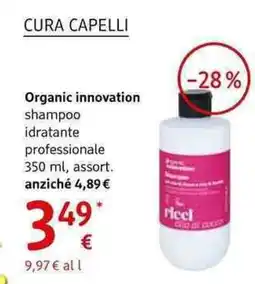 dm drogerie markt Cura capelli organic innovation shampoo idratante professionale assort offerta