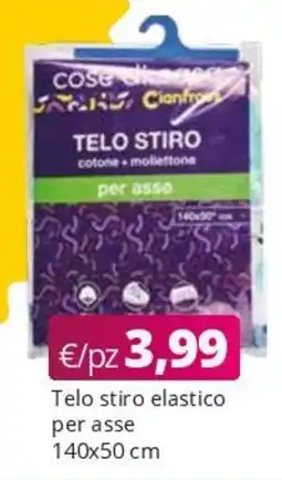 Acqua & Sapone Telo stiro elastico per asse 140x50cm offerta