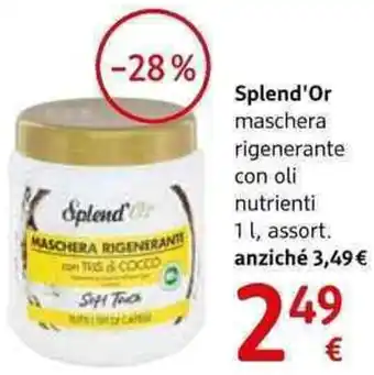 dm drogerie markt Splend'or maschera rigenerante con oli nutrienti assort. offerta