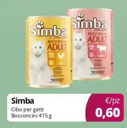 Acqua & Sapone Simba Cibo per gatti Bocconcini offerta