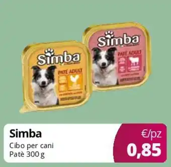 Acqua & Sapone Simba Cibo per cani Patè offerta