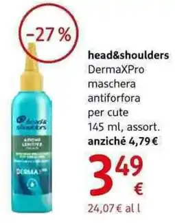 dm drogerie markt Head&shoulders dermaxpro maschera antiforfora per cute assort. offerta