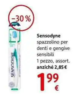 dm drogerie markt Sensodyne spazzolino per denti e gengive sensibili 1 pezzo, assort. offerta