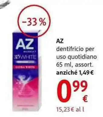 dm drogerie markt Az dentifricio per uso quotidiano assort. offerta