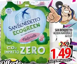 Il Genio Supermercato San benedetto acqua naturale offerta