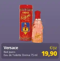 Acqua & Sapone Versace Red Jeans Eau de Toilette Donna offerta