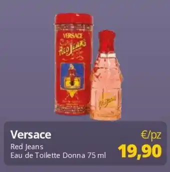 Acqua & Sapone Versace Red Jeans Eau de Toilette Donna offerta