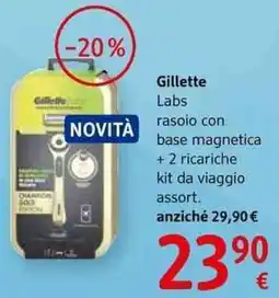 dm drogerie markt Gillette Labs rasoio con base magnetica offerta