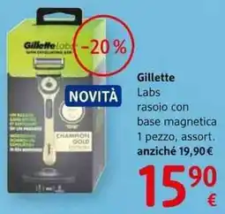 dm drogerie markt Gillette Labs rasoio con base magnetica offerta