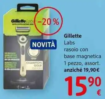 dm drogerie markt Gillette Labs rasoio con base magnetica offerta