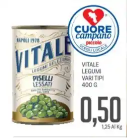 Supermercati Piccolo Vitale legumi vari tipi offerta