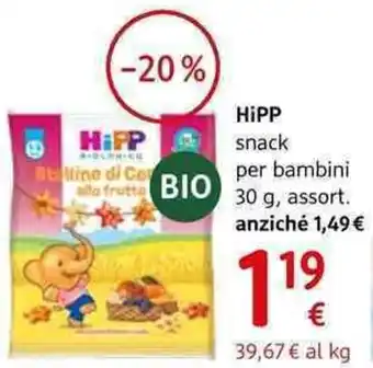 dm drogerie markt HiPP snack per bambini , assort. offerta