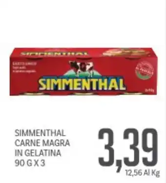 Supermercati Piccolo Simmenthal carne magra in gelatina offerta