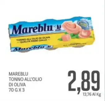 Supermercati Piccolo Mareblu tonno all'olio di oliva offerta