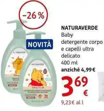 dm drogerie markt Naturaverde baby detergente corpo e capelli ultra delicato offerta