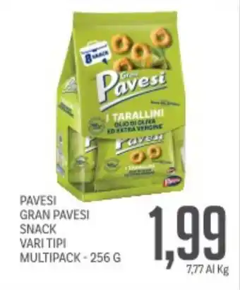 Supermercati Piccolo Pavesi gran pavesi snack vari tipi multipack offerta