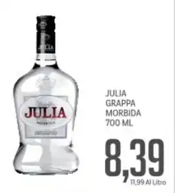 Supermercati Piccolo Julia grappa morbida offerta