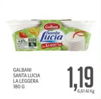 Supermercati Piccolo Galbani santa lucia la leggera offerta